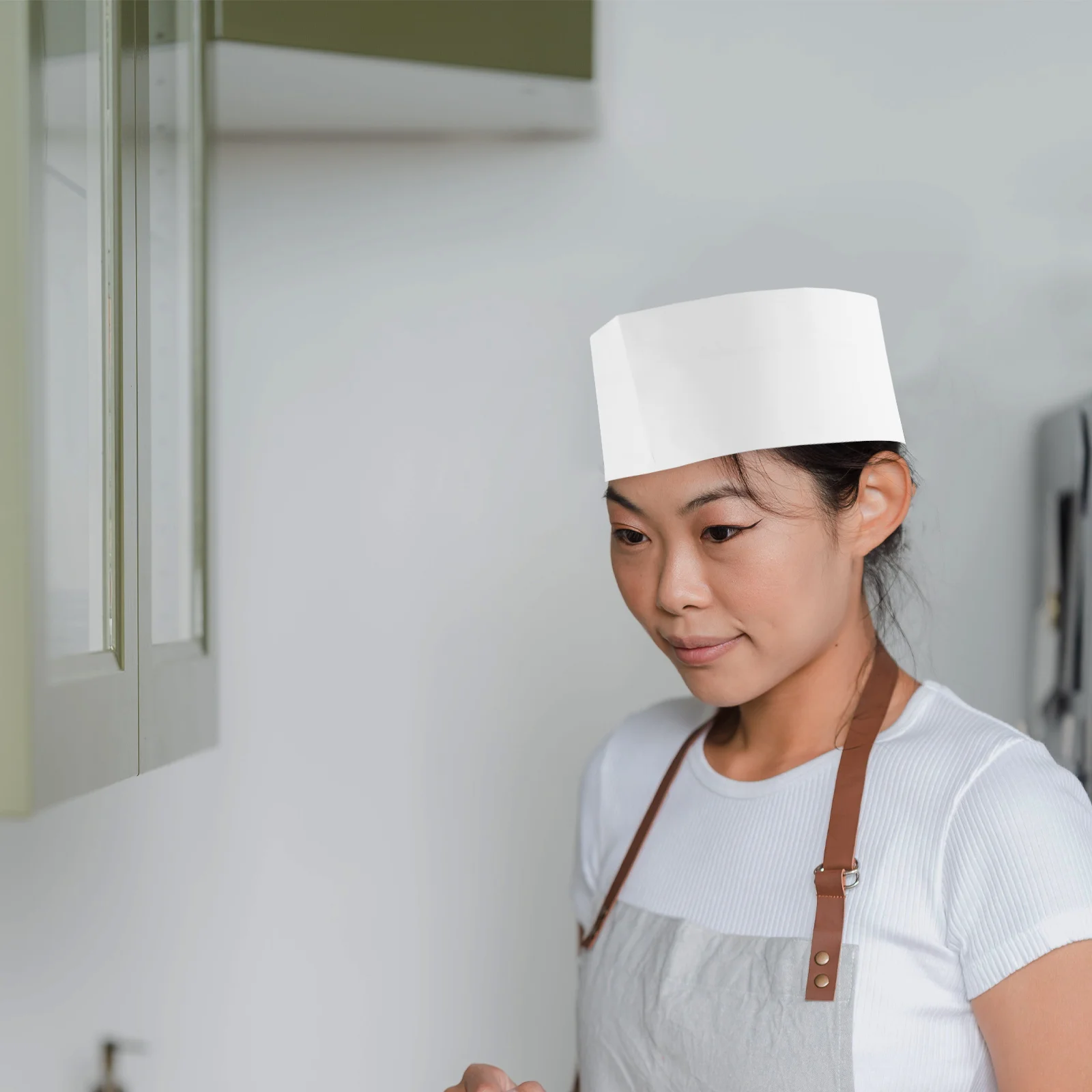 Chapeau de chef en papier de poulet, chapeau de serveur alimentaire, accessoires de cuisine pour la maison, la fête à thème du restaurant, casquette de chef, 20 pièces