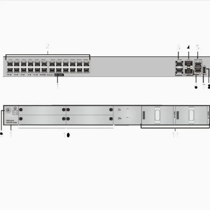 

Лидер продаж, новый оригинальный Hva Wei AR6710-L26T2X4, последний основной маршрутизатор корпоративного класса, Wi-Fi-маршрутизатор