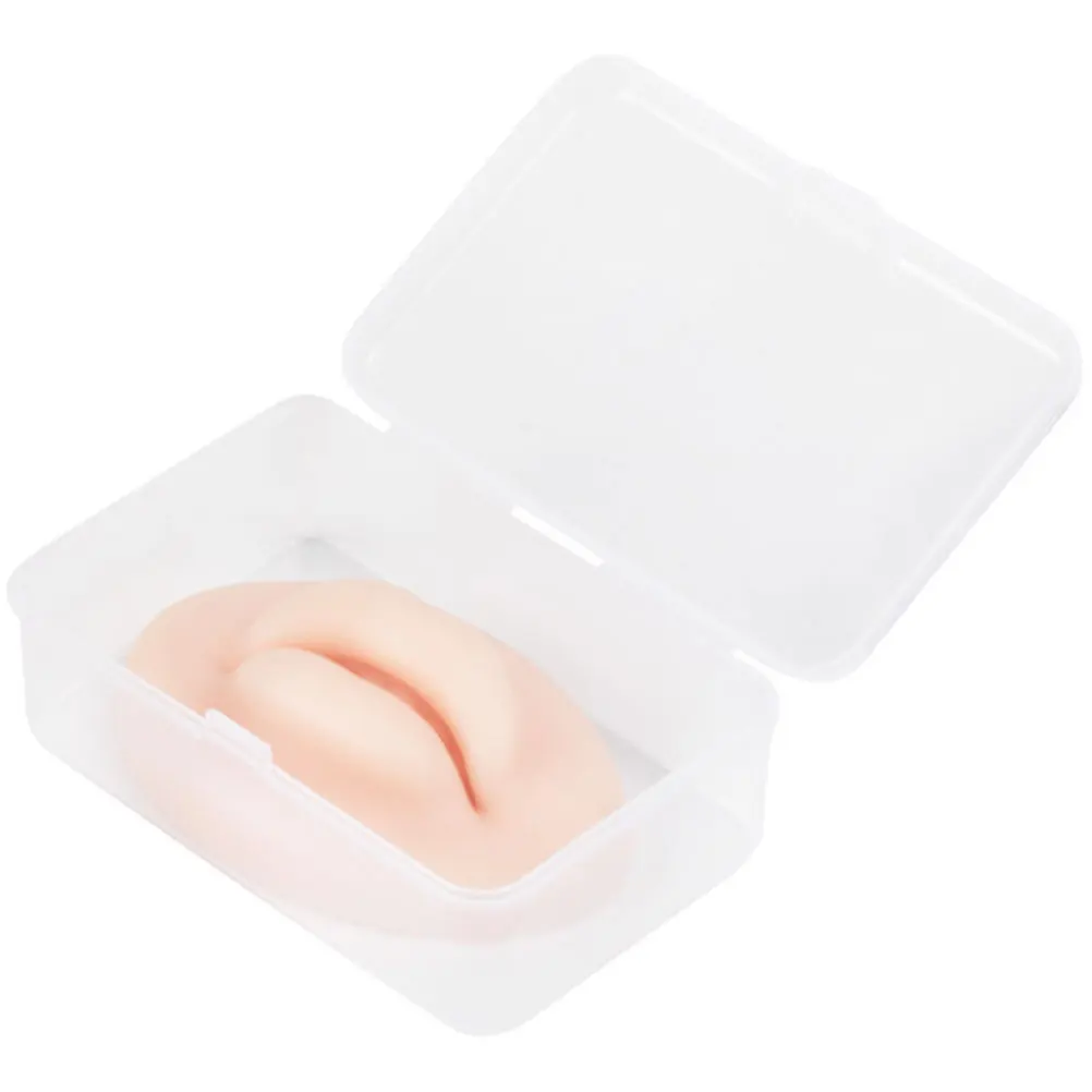 

Simulation Lip Module Elastic Practice Skin for Tattooing Fake Tool Portable Artificial Silicone Makeup Board