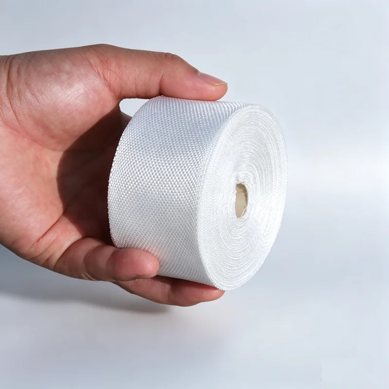 Flame retardant 25/30/50/100/150mm Fiberglass Cloth Tape Wide 30 Meters Long Reinforcement E-Glass Plain Weave