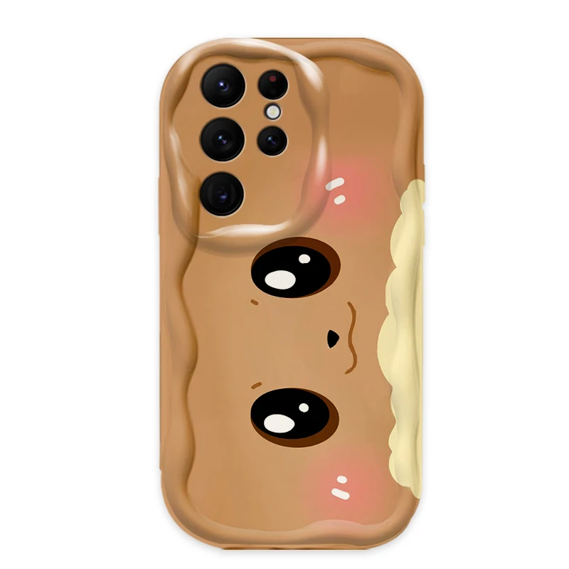 Cartoon P-Pokemon Charmander Case For Samsung Galaxy S24 Ultra S23 S22 Plus S21 S20 FE A25 A55 A35 5G Silicone Shockproof Funda