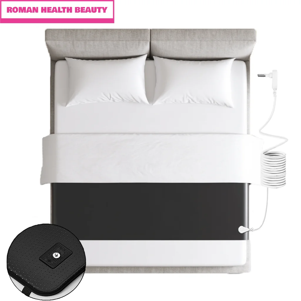 Earthing Grounding Premium Mat for Bed Anti-Static Stress Relief Sleep Pad with Conductive Cable Indoor Outdoor Earth Connected