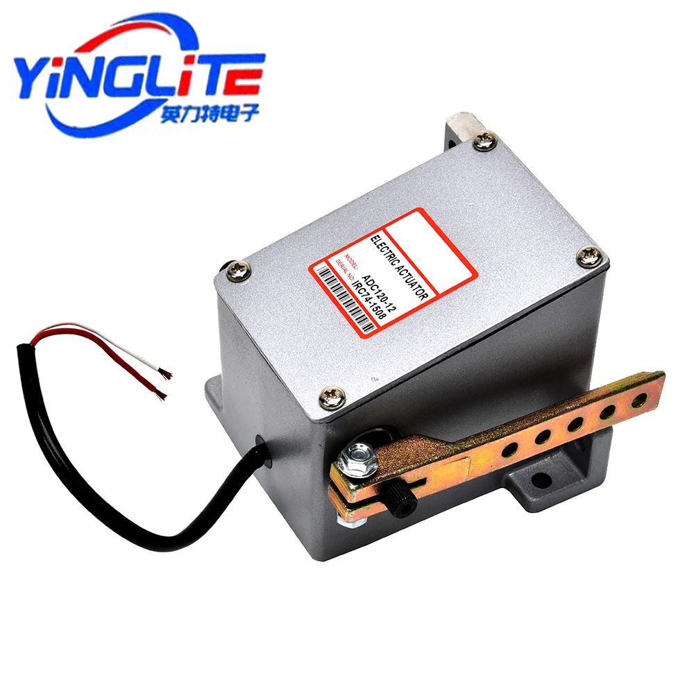 ADC120 12V 24V Diesel Generator Engine Actuator Electronic Governor Fuel Pump Linear Rotor External Type Actuator Genset Section