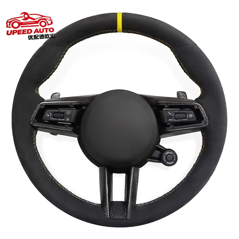 Suitable for Leather Cayenne Macan Boxster Cayman Taycan Panamera Carrera 718 991 992 911 GT2 3 4 Steering Wheel Assembly
