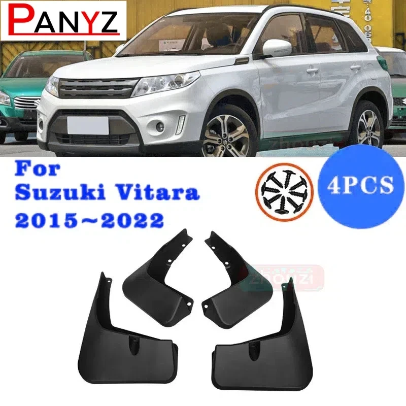 

4pcs for Suzuki Vitara 2005-2019 Mudguards Fender Mud Flap Guard Splash Mudguard Fenders Mudflaps Car Accessories