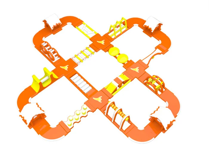 Sprzedam dmuchany park wodny na jezioro do zabawy w wodzie