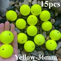15pcs Yellow-36mm