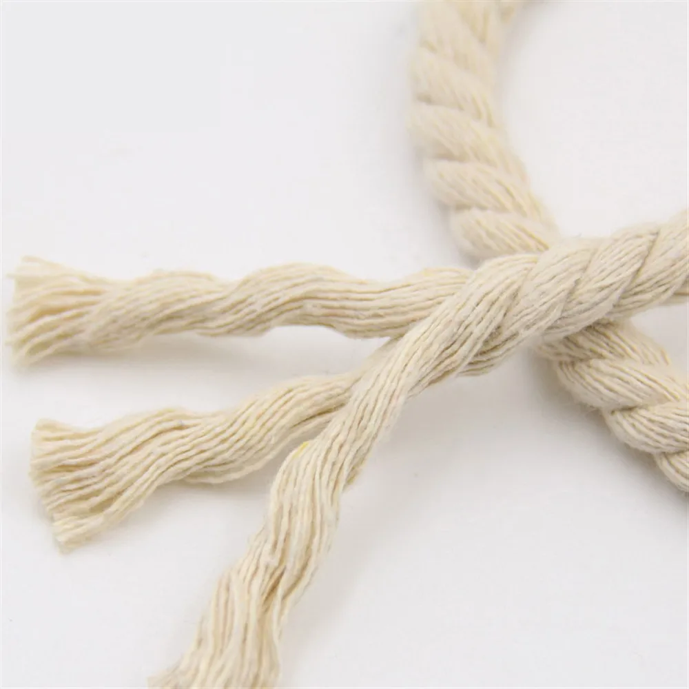 Macrame Cord 1/2/3/4/5/6/8/10/12mm Natural Cotton Cord Twisted Macrame Rope String DIY Craft Knitting Making Plant Hangers