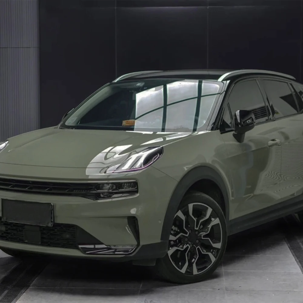 

Car Sticker Ultra Gloss Combat Green Wrapping Vinyl Film PET Sticker Bubble Free Auto Decals Car Accessories Exterior Decoration