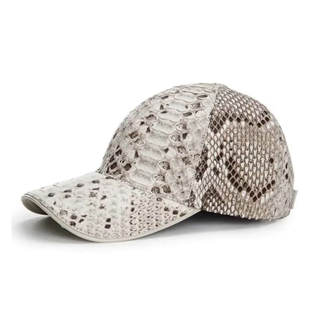 

hongqiangyin new Import Python skin Hat leisure fashion peaked cap Unisex women men snake cap
