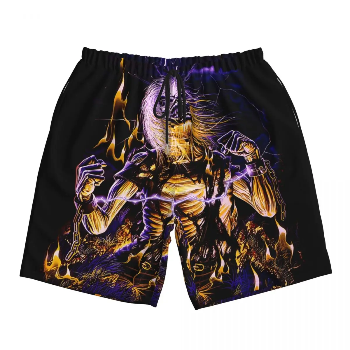 Classic Vintage Horror Skull 3D Board Shorts Summer Cool Sportswear Beach Short Pants Men Quick Dry Casual Oversize Swim Trunks