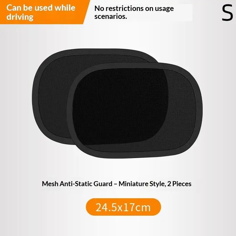 Mini Summer Car Sunshade Static Window Film No Trace Sun Cover UV Protection for Side Windows