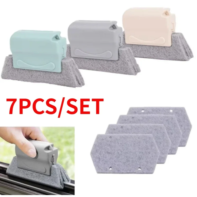 Window Track Cleaner Window Groove Cleaning Brush Tools for Door Groove Sliding Door Track Crevice Household Clean Tool New