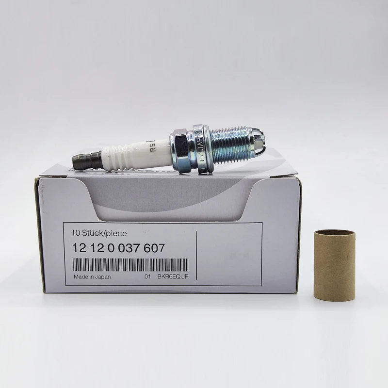 4x Spark Plug 12120037607 BKR6EQUP Platinum OEM For BMW E36 E39 E46 E83 E38 E65 E34 E63 M54 M62 Z3 320 528 Car Accessorie view 2