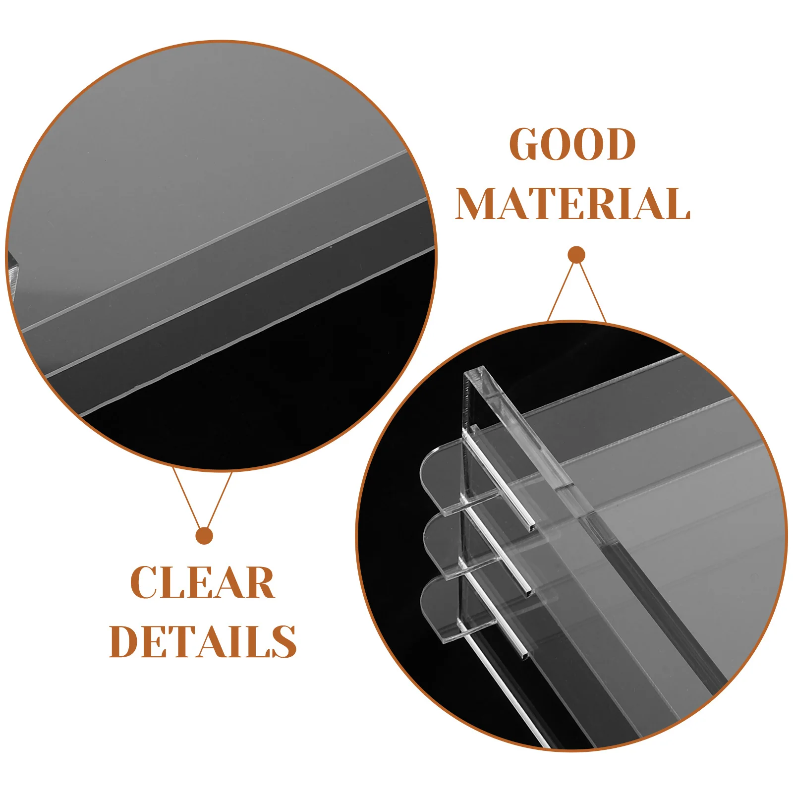 

1Set Durable Acrylic Soap Divider Tool Multiuse for Soap Layers Precise Monitoring Transparent Dividing Plate Replacement