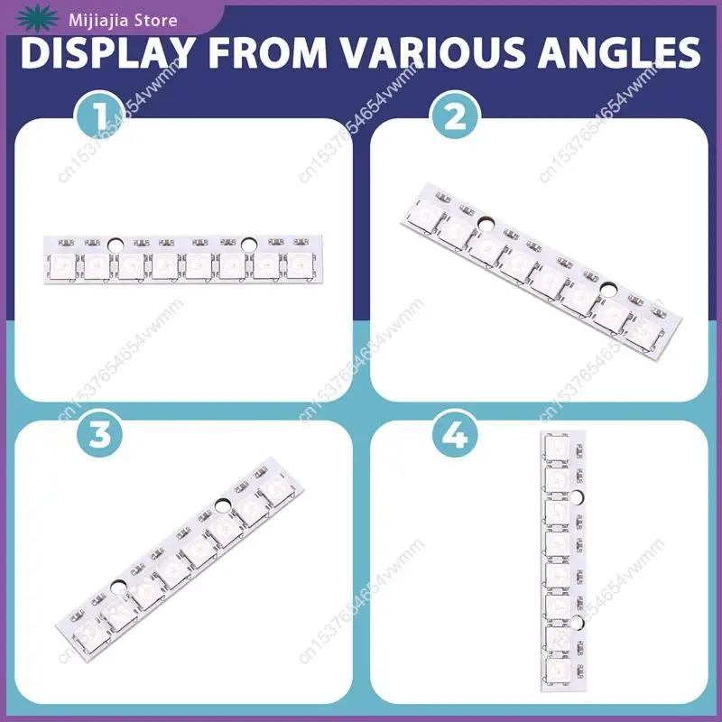 8 X WS2812B 5050 RGB светодиодные фонари для вождения, встроенная полноцветная плата для продажи NAZE32 CC3D