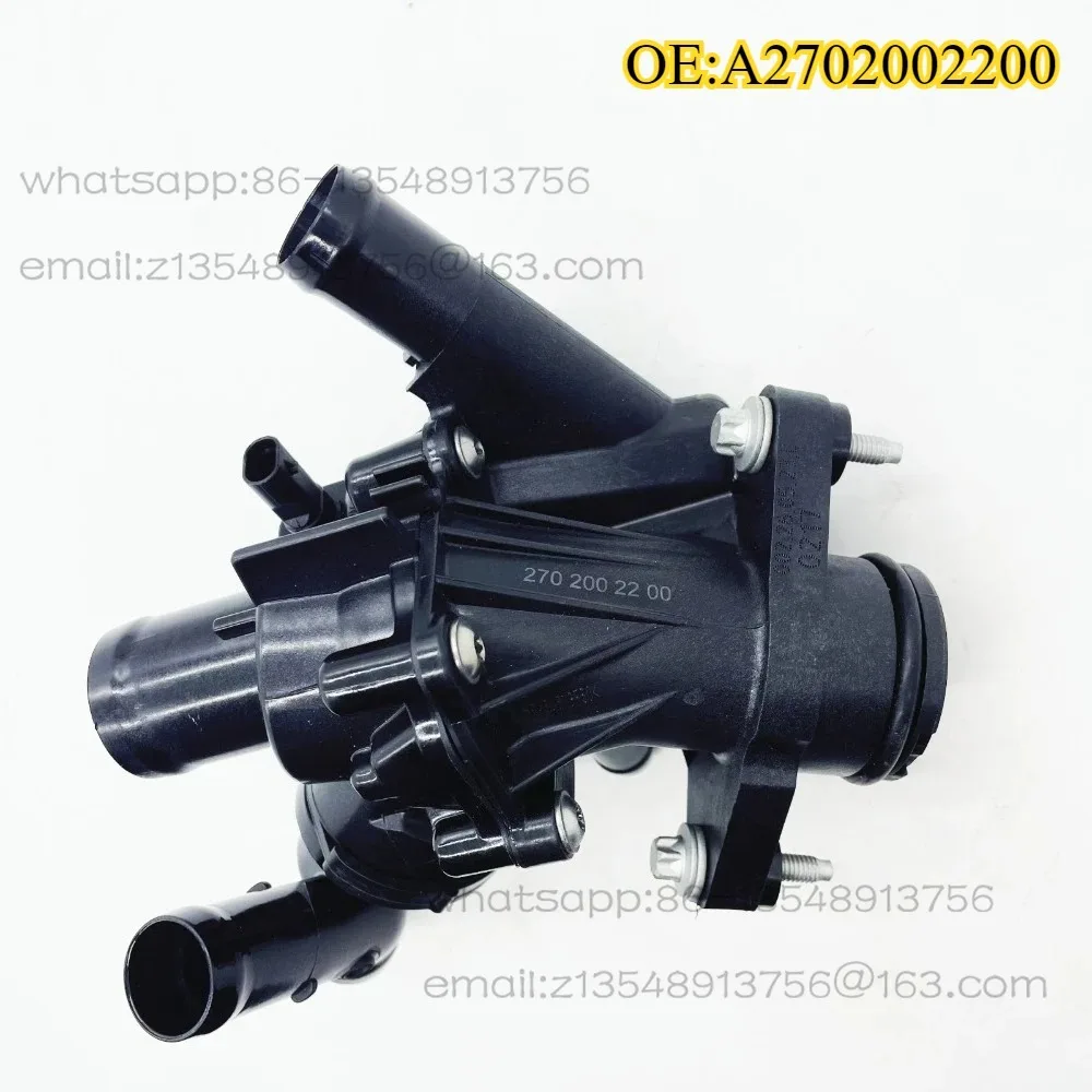 

High quality New For A2702002200 Engine Coolant Thermostat Fits 2.0T GLA45 AMG 15-19
