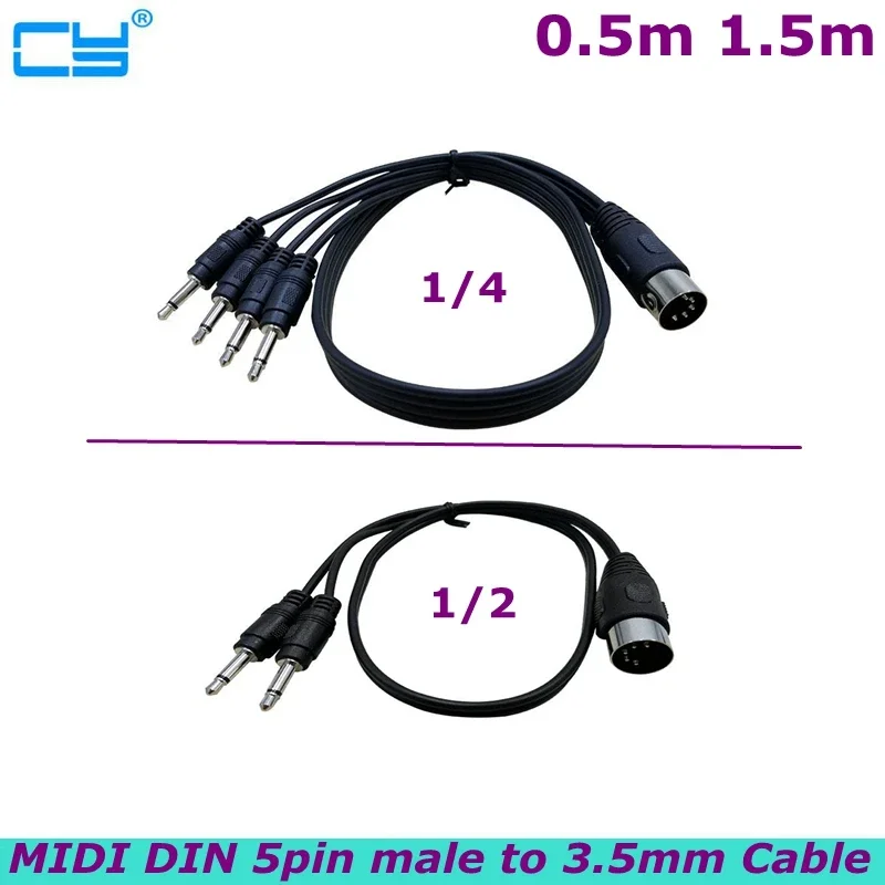 50Cm 5 Pin Din Mono… - image