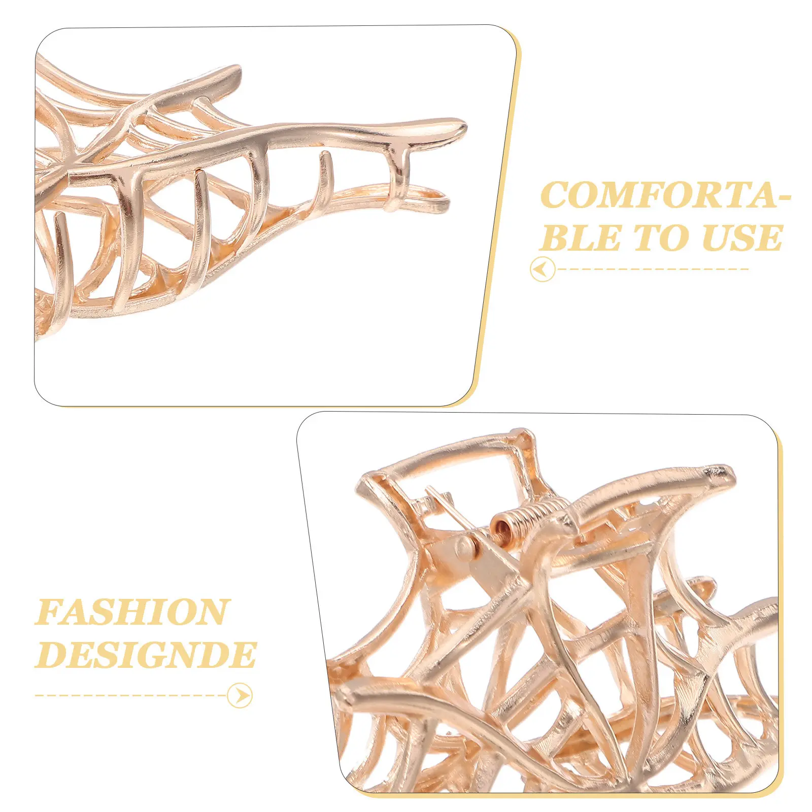 3Pcs Halloween Metal Spider Web Claw Clips for Women Styling Accessories Thick Long Hair Gothic Hair Clips for Women