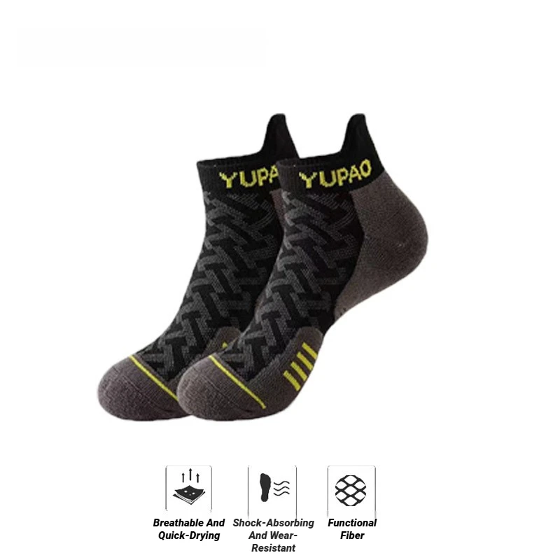 New Men's Professional Sports Short Socks Thick Towel Quick Dry Wicks Fitness Running Ankle Man Gift Breathable Marathon Gym view 5
