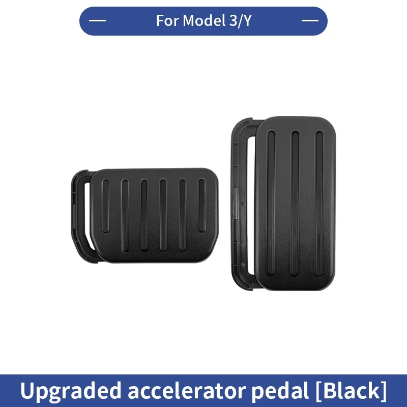For Tesla Model 3 Highland Model Y Juniper YL Anti Slip Accelerator Brake Pedal Cover Foot Rest Pad Car Interior Accessories