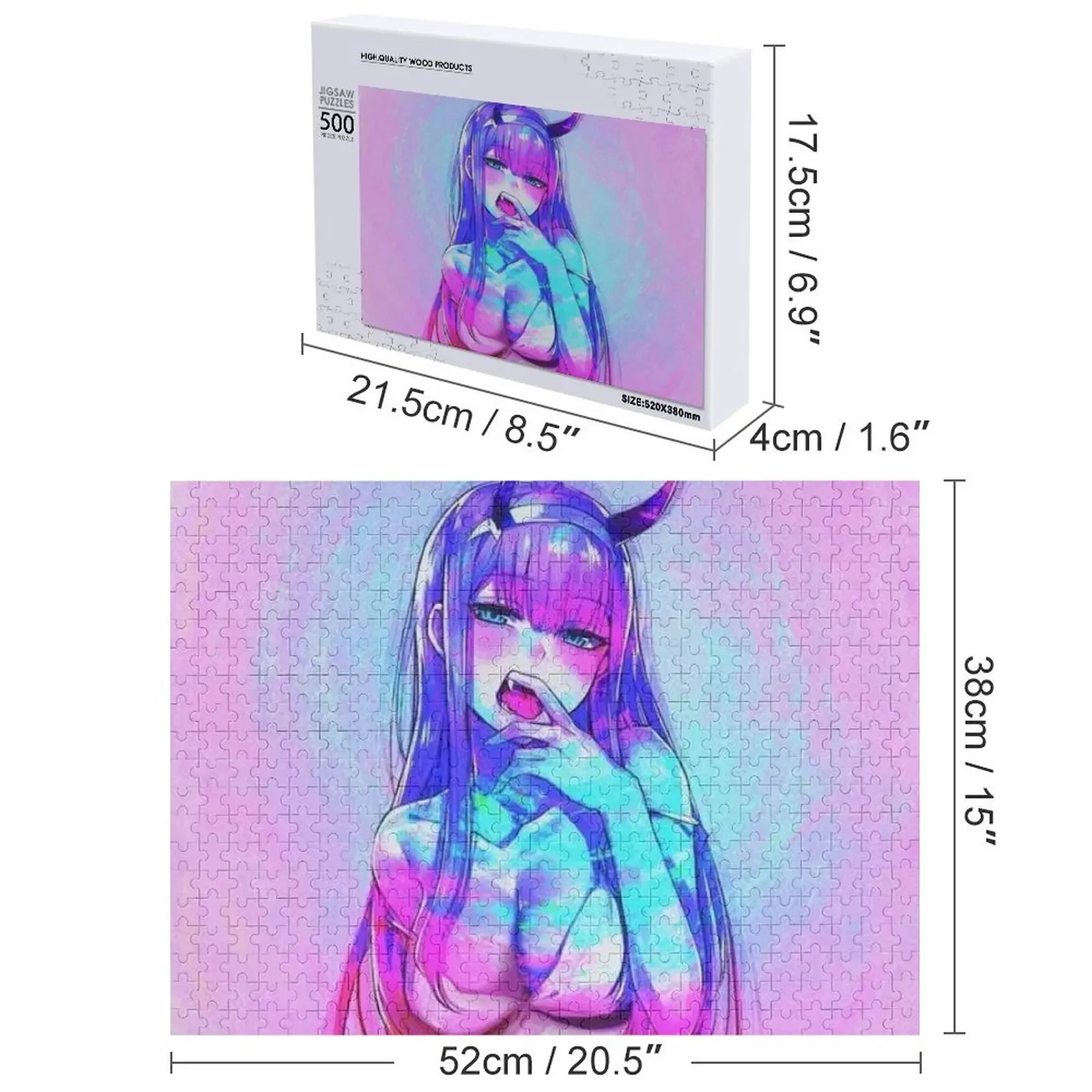 02 アニメ ジグソーパズル アニメ カスタム 木製 ネームパズル