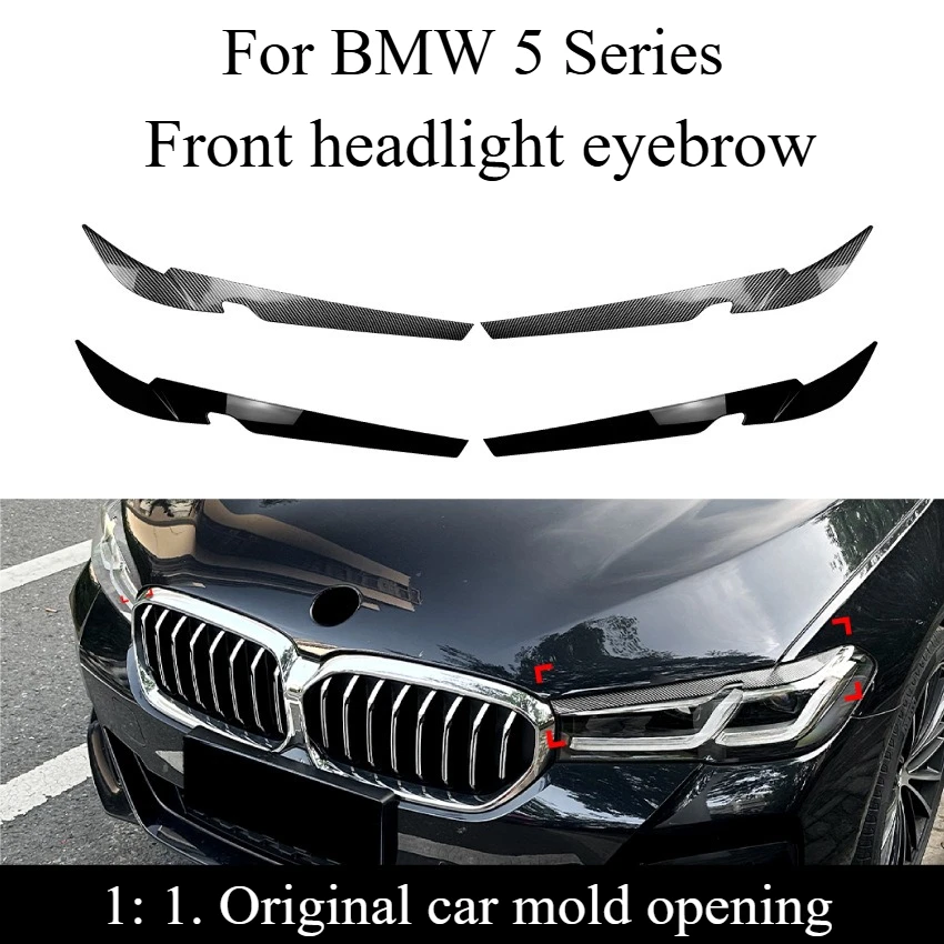

Подходит для BMW 5 серии BMW G30 G31 2021-23, фары для бровей, автомобильные наклейки, внешние детали для трансграничной модификации