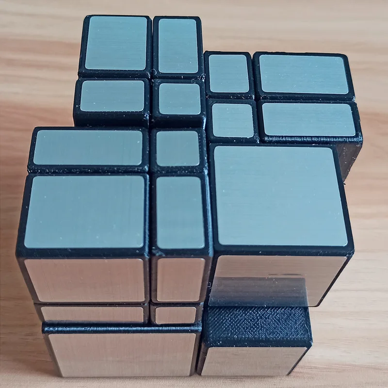 Nuovo cubo magico con blocco specchio fasciato AI Cubo magico Cubo magico professionale con stampa 3D Puzzle giocattoli antistress per bambini