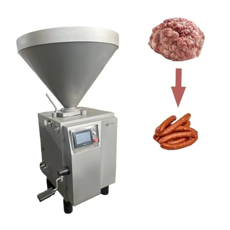 Automatic Vacuum Sausage Filler 304 Stainless Steel Enema Stuffing Machine High Efficiency Quantitative 500-6000kg/h Custom