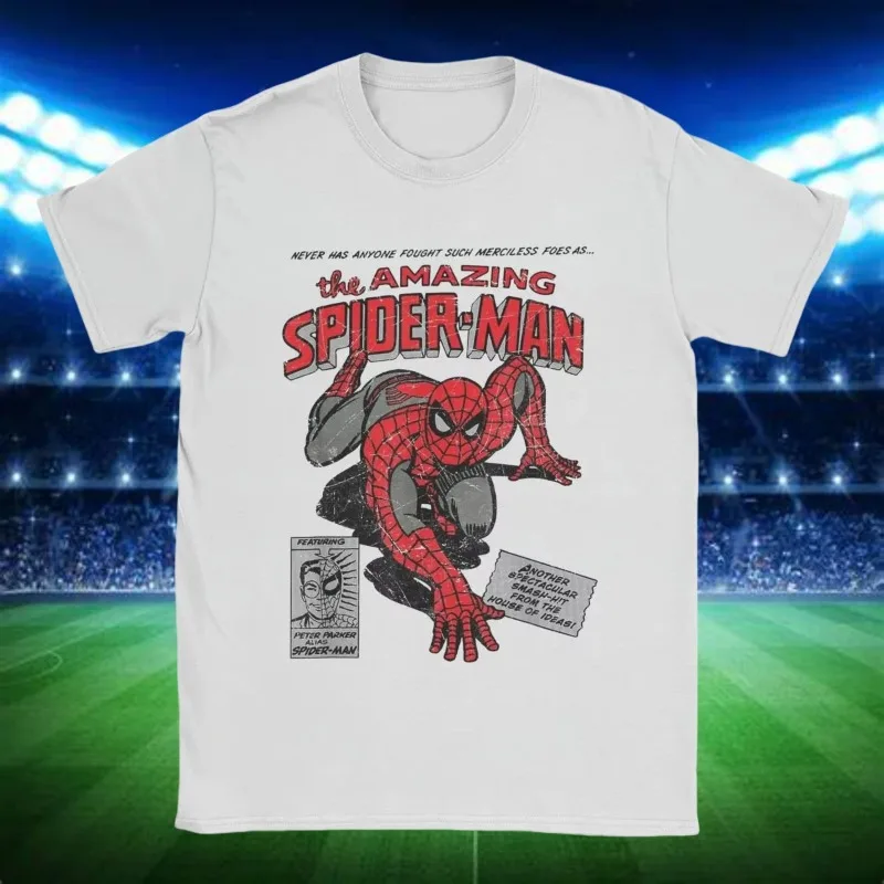 2025 caliente Spider-man Spiderman película Retro Comic hombres camisetas creativas camisetas cuello redondo camiseta regalo de cumpleaños Tops