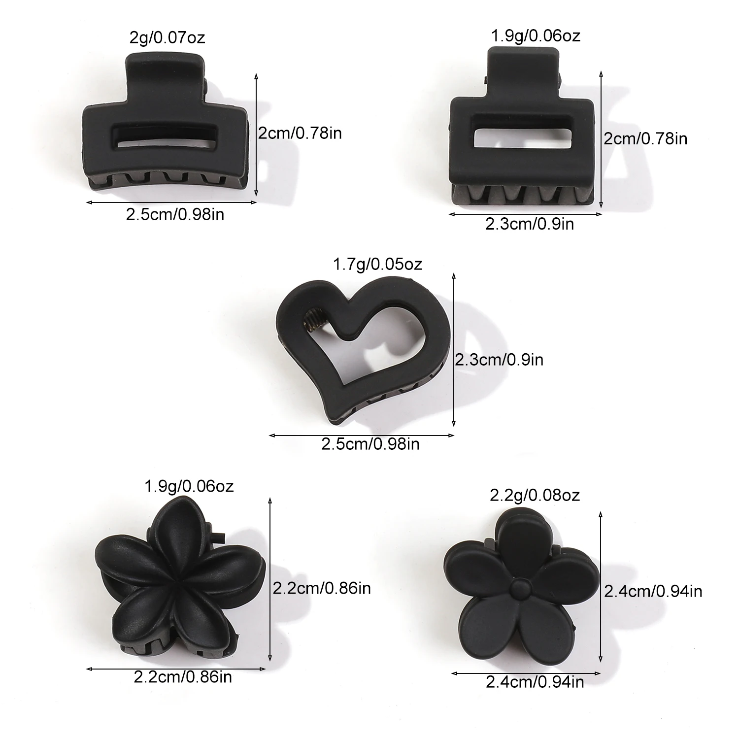 6Pcs Mini Hair Claw Clips,Tortoise Shell Leopard Small Jaw Clips Tortoise Barrettes Acrylic Hair Jaw Clips Clamps for Women Girl image 5