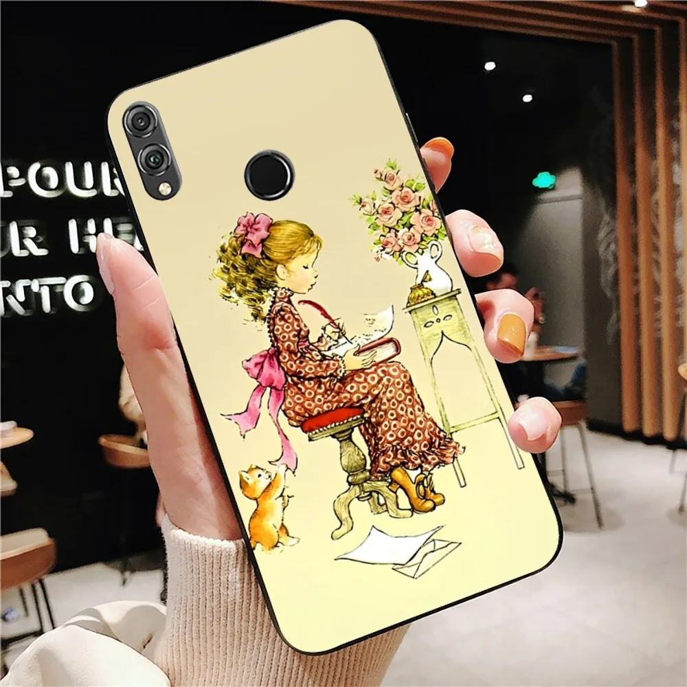 Sarah Kay Girls cute Phone Case For Huawei Honor 10 lite 9 20 7A pro 9X pro 30 pro 50 pro 60 pro 70 pro plus