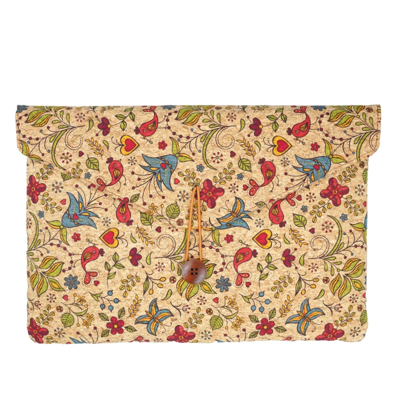 Retro Thin Soft Cork Cloth Tablet Bag Protective Cover 8.3/11/12.9/13 Inch Sleeve For iPad Mini Air 10.5