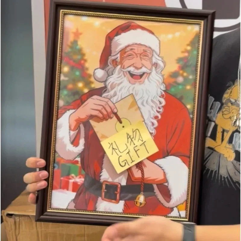 Christmas Prediction Phantom Magic Tricks Santa Claus Portrait Presents The Audience Prophecy Phantom Illusion  Props