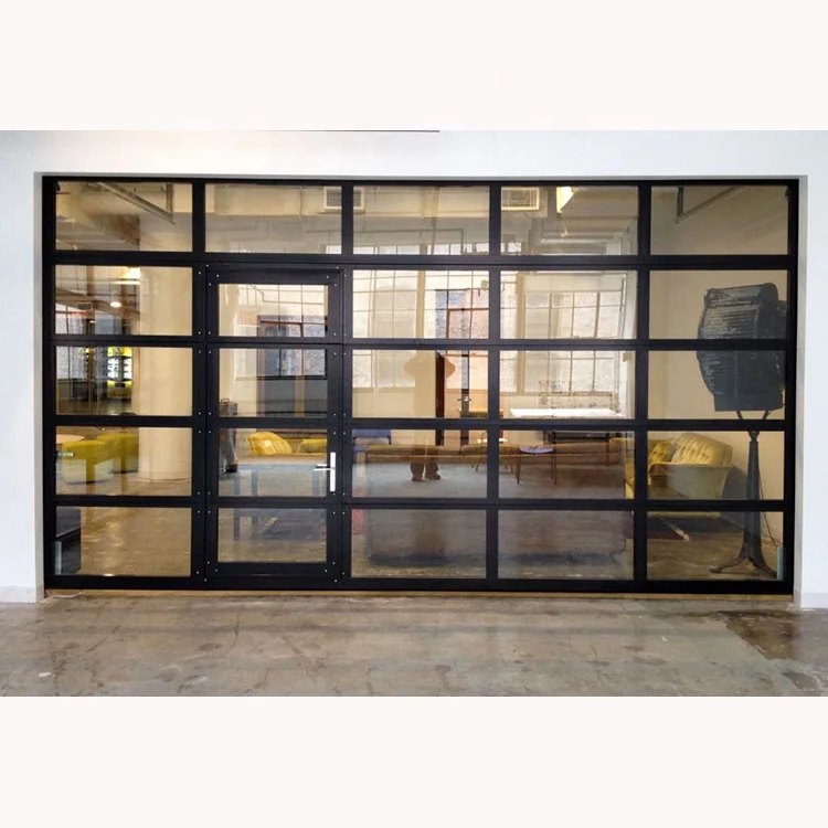 Customization 8x7 Clear Glass Garage Door Residential Garage Doors - Overhead Door