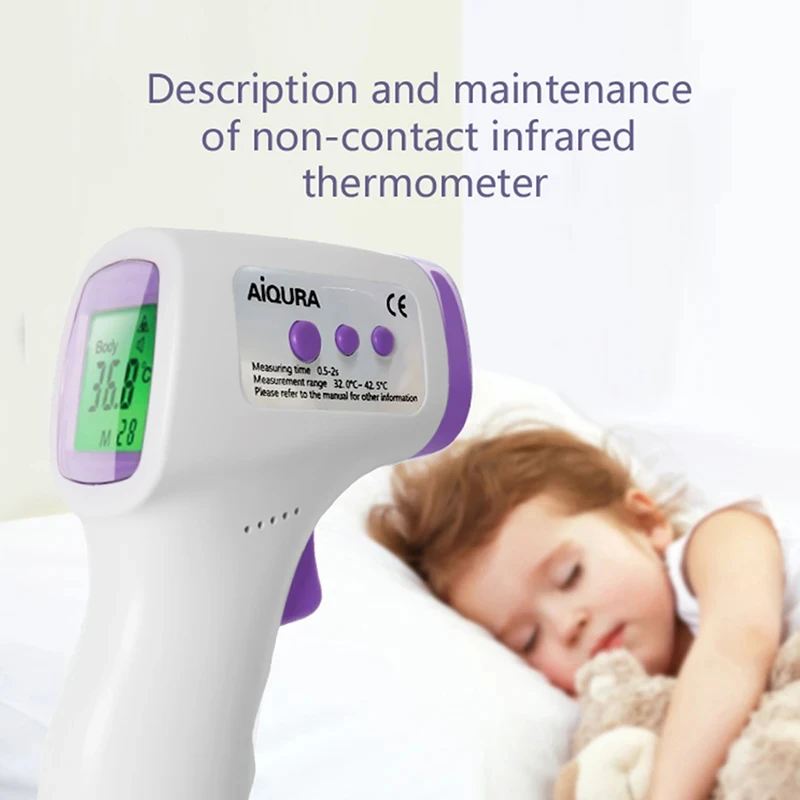 Medical Digital Thermometer Non Contact Infrared Body Temperature Device Fever Measure Tool for Baby Adults Fever Monitor