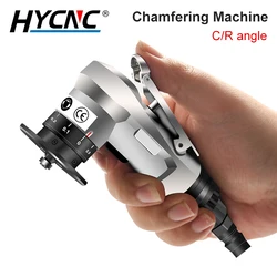 Small Pneumatic Chamfering Machine 45 Degrees Arc Portable Handheld Metal Edging Machine 30000RPM Trimming Corner Deburring