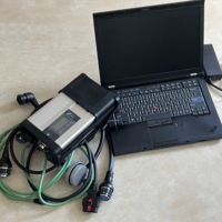 MB Star C5 SD Wifi Connect 5 Used Laptop T410 I5 8G 512GB SSD Latest Software X.entry/DAS/EPC/WIS/DTS for Cars Code Scanner