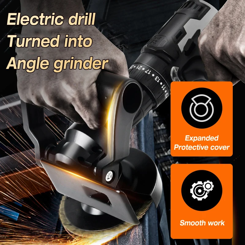 90 Degree Angle Bend Extension Drill Attachment Portable Power Tool Accessory Polishing Buffing Easily Install Ergonomic Design
