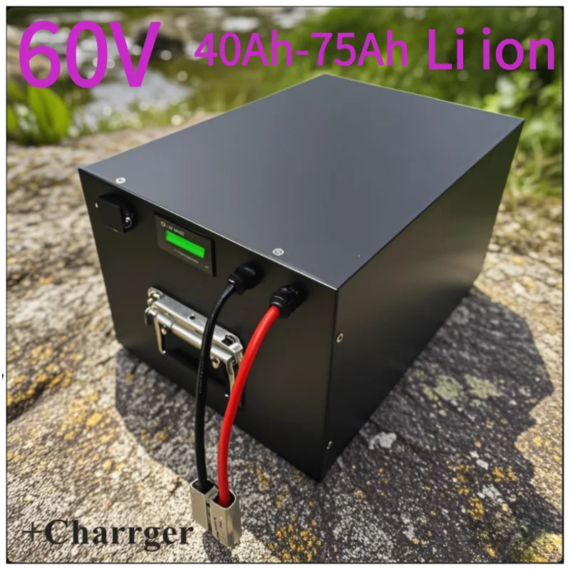 

60V 40AH 45AH 50AH 70AH 60AH Li-ion Lithium Battery ion Rechargeable For vehicle Two-wheeler three -wheels