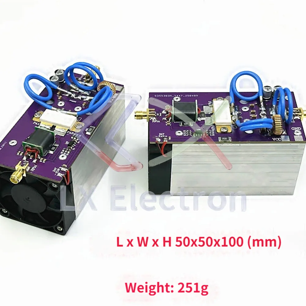 FM 100MHz 70-110MHz 100W Power Amplifier power amplifier AMP DMR + Deatsink 1pcs/lot