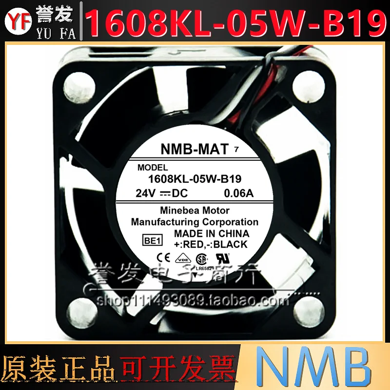 

НОВЫЙ ОРИГИНАЛ 1608KL-05W-B19 24 В 0,06 А 4020 40x40x20 мм ОХЛАЖДАЮЩИЙ ВЕНТИЛЯТОР РАДИАТОР