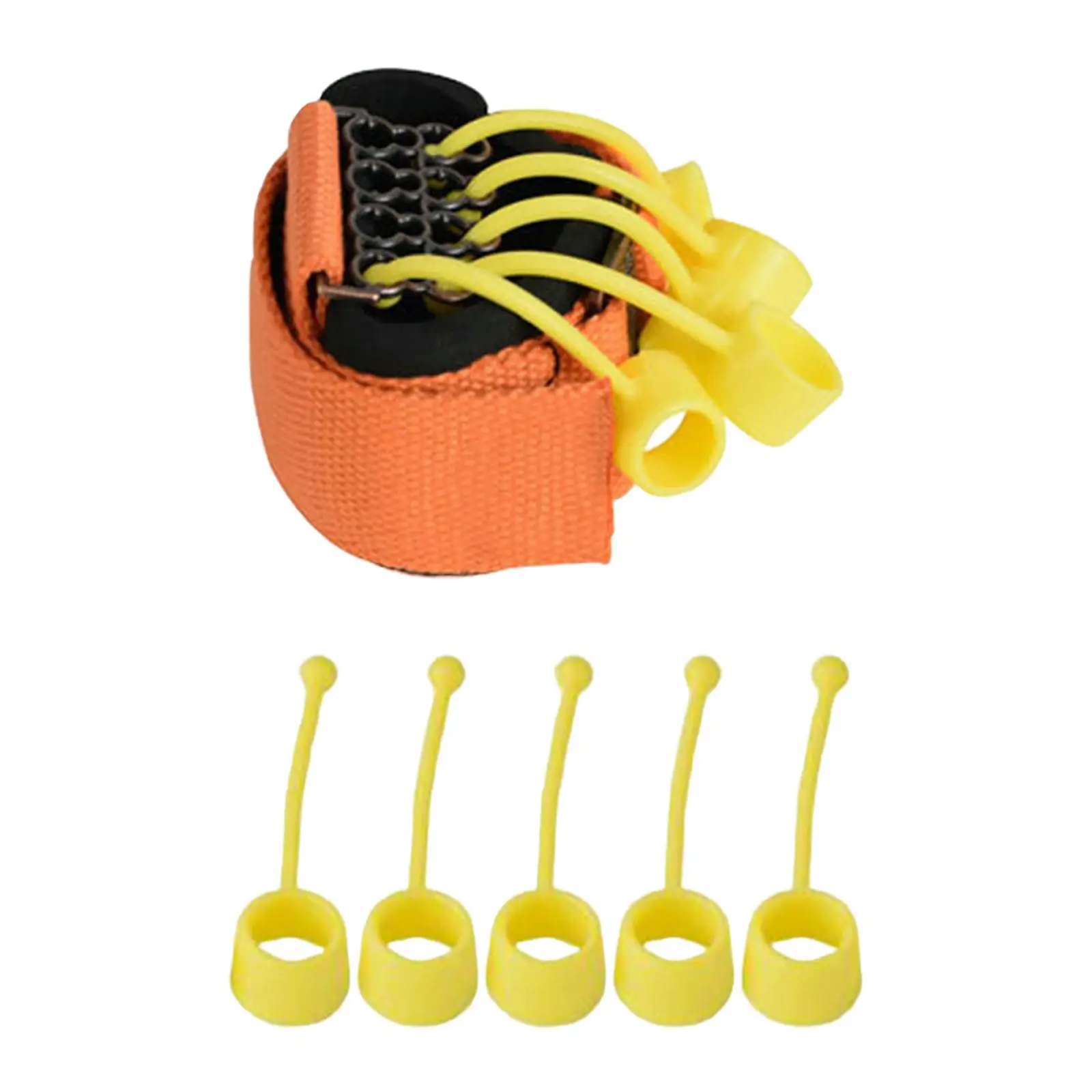 Finger Strengthener Finger Resistance Band Finger Grip Device Grip Trainer for Rock Climber Drummer Women Men Guitarist