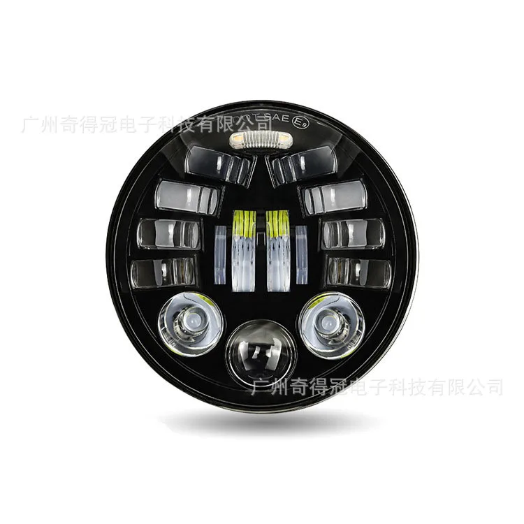 7 inch caterpillar wrangler headlight h4 near and far integrated modified double lens car led headlight