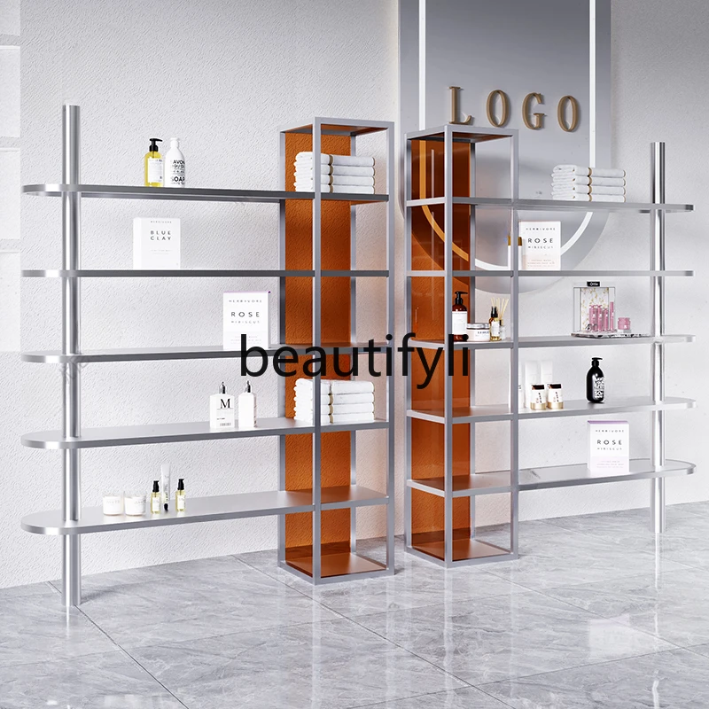 Display cabinet, beauty salon storage rack, commercial shoe bag storage display, multi-layer shelf