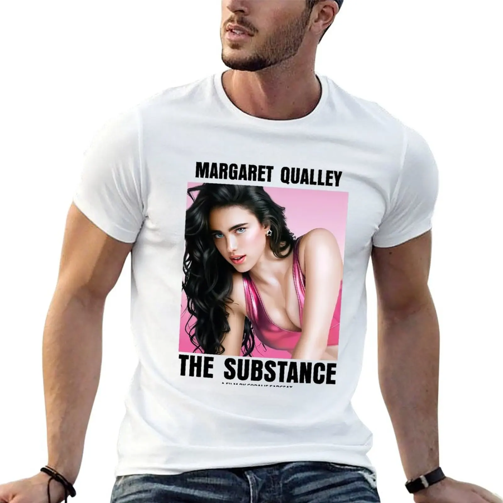 margaret qualley poster T-Shirt Utility Casual Work T-Shirt