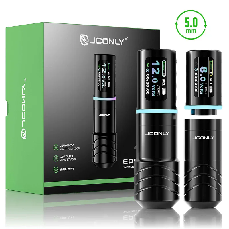 

JCONLY Epoch R4 Беспроводная ручка для татуировки, штрихи 5,0 мм, ручка для тату-машины, перманентный макияж для татуировщиков, принадлежности