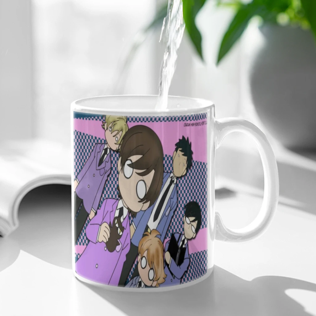 

Anime Ouran High School Host Club Coffee Mug 11oz Fun Ceramic Coffee Tea Cocoa Cup Handle Tea Drink Cup