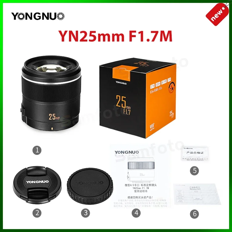 YONGNUO YN17mm F1.7 M マイクロフォーサーズマウント Amazon.com : YONGNUO YN17MM F1.7M Lens for M43 Mount, 17mm F1.7