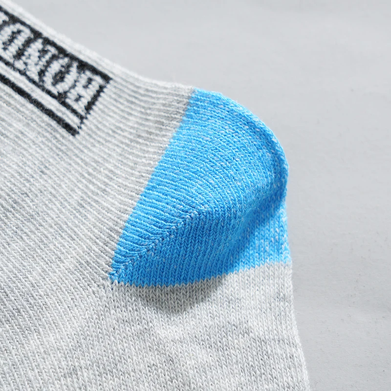 5 أزواج من الجوارب الرجالية ذات الأنبوب المتوسط للارتداء اليومي، جوارب رياضية مريحة ماصة للعرق #5